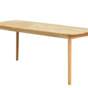 Mesa TRANSILVANIA, madera natural, 180 x 75 cms