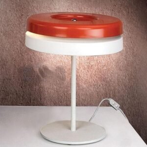 Lámpara DUBHE, sobremesa, rojo - blanco