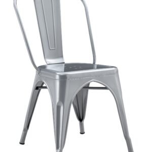 Silla TOL EK LIMITED, acero, gris plata
