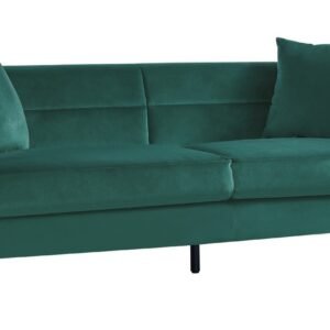Sofá LARIOS, 3 plazas, tejido velvet verde oscuro 42