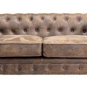 Sofá CHESTER PREMIUM, 3 plazas, similpiel vintage