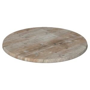 Tablero de mesa Werzalit-SM, FINDUS GRAU 296, 70 cms de diámetro*.