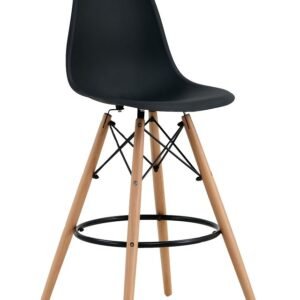 Taburete STAR (SU), madera, carcasa negra