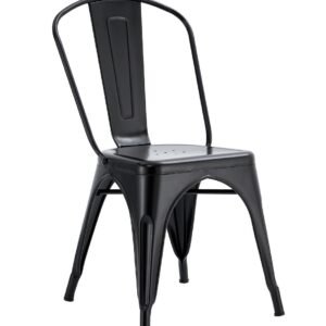 Silla TOL EK LIMITED, acero, negra