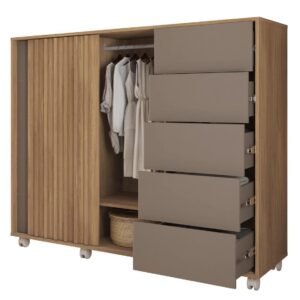 Cómoda PEGASUS, MDP buriti y fendi, 136 x 45 x 117,5 cms