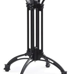 Base de mesa EIFFEL NEW-4, aluminio, 4 pies, negra, altura 70 cms