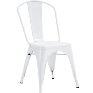Silla TOL EK LIMITED, acero, blanca