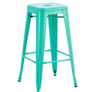 Taburete TOL EK LIMITED, acero, verde agua