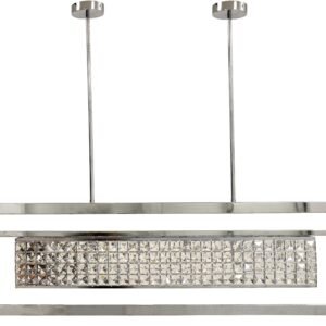 Lámpara ATRIA, colgante, metal, cristal