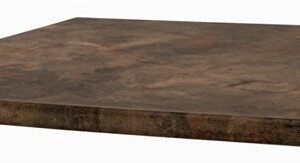 Tablero de mesa Werzalit-Sm, MARRÓN ÓXIDO 223, 80 x 80 cms*