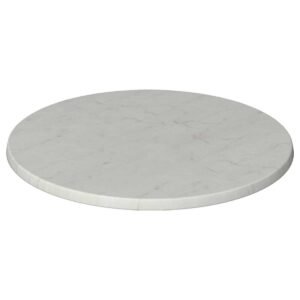 Tablero de mesa Werzalit-Sm, MARMOR BIANCO, 70 cms de diámetro*.