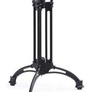 Base de mesa EIFFEL NEW, aluminio, 3 pies, negra, altura 70 cms