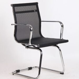 Sillón de oficina MAX NEW, fijo, malla negra