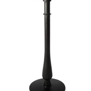Base de mesa TÁMESIS, alta, negra, 43 cms de diámetro, altura 108 cms