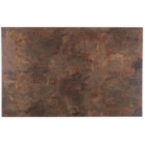 Tablero de mesa Werzalit-Sm, MARRÓN ÓXIDO 223, 110 x 70 cms