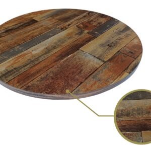 Tablero de mesa HD7347, vintage, 60 cms de diámetro