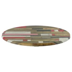 Tablero de mesa Werzalit-Sm, KBANA RED 271, 70 cms de diámetro*.