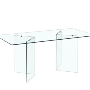 Mesa OTISH, cristal 180x90 cms