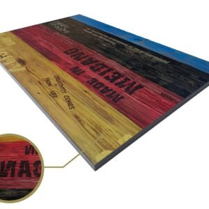 Tablero de mesa HD7348, vintage, 110 x 70 cms