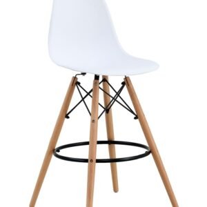 Taburete STAR (SU), madera, carcasa blanca