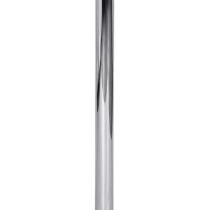 Mesa BERNIE (SU), alta, cromada, cristal 60 cms de diámetro