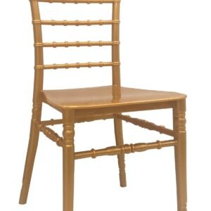 Silla CHIAVARI NEW, apilable, polipropileno dorado