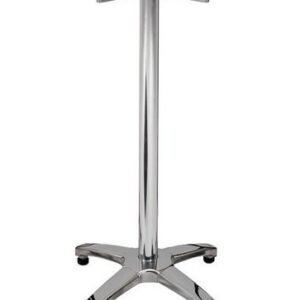 Base de mesa ROMA, alta, 4 brazos, inoxidable y aluminio*
