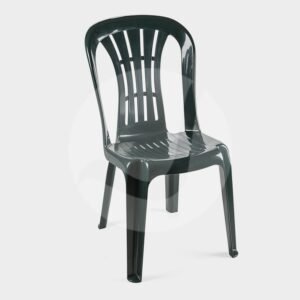 Silla CANARIAS, monoblock, apilable, verde