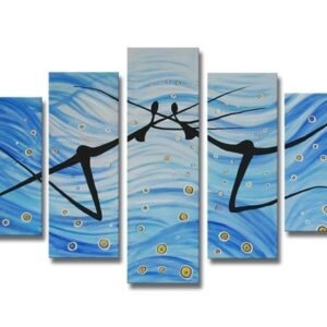Cuadro moderno HOP, set de 5