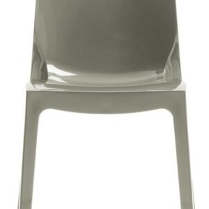 Silla ANTARTIDA, polipropileno, gris perla alto brillo