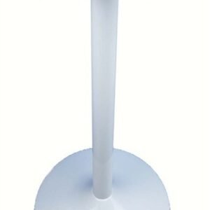 Base de mesa CRISS, alta, blanca, base de 45 cms de diámetro, altura 110 cms