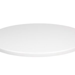 Tablero de mesa Werzalit SM, BLANCO 01, 70 cms de diámetro*.