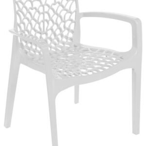Sillón CAPRICHO, polipropileno blanco*