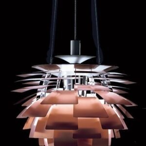 Lámpara ARTIC, aluminio, cobre, 48 cms. de diámetro