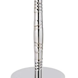 Base de mesa LUXOR, acero inoxidable, acabado espejo, base 45 cms diámetro, altura 72 cms