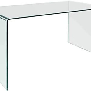 Mesa CONCORD NEW, cristal curvado, 150 x 80 cms