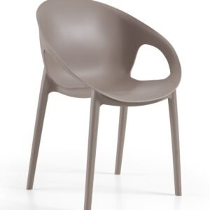 Silla COSMOS, apilable,  polipropileno tórtora