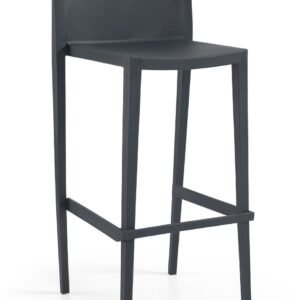 Taburete SUNNY 99, apilable, polipropileno antracita