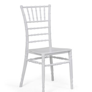Silla CHIAVARI NEW, apilable, polipropileno blanco
