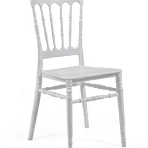 Silla WEDDING, apilable, polipropileno blanco