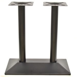 Base de mesa SOHO, rectangular, negra, base de 70 x 40 cms, altura 72 cms