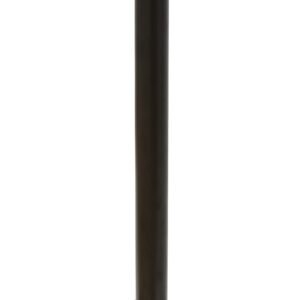 Base de mesa SOHO, alta, negra, base de 40 x 40 cms, altura 110 cms