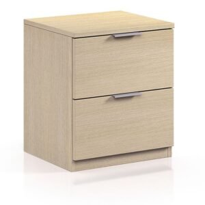 ​Mesita NUBE 2 cajones (45x38x34 cm) - ROBLE