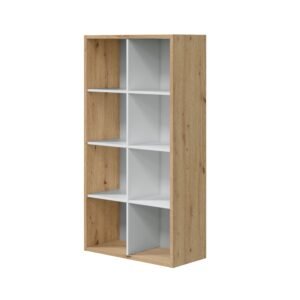 ​Estantería Cubos JUNIOR - Roble Nodi/Blanco Artik