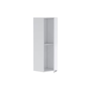 ​KONCEPT Columna Baño 1 Puerta Suspendida (85x30x25 cm) – Blanco Brillo