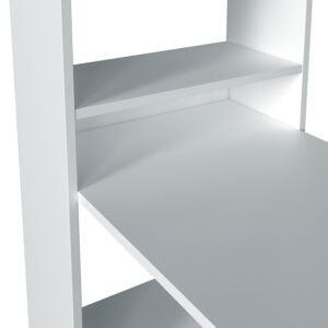 ​GIO PLUS Mesa con Estantería - Blanco Artik (144x120x53 cm)