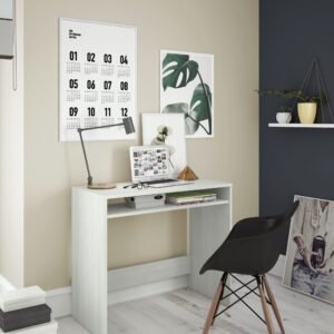 ​DESK Mesa Escritorio - Blanco Alpes New (78x79x43 cm)