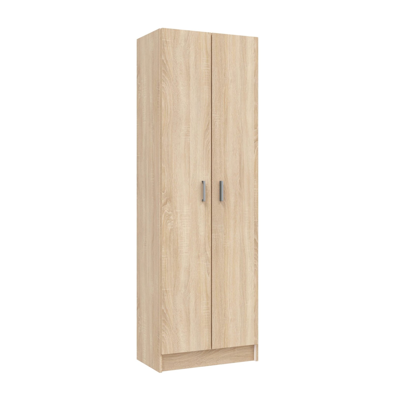 USE Armario 2 Puertas con Estantes Roble Canadian 180x58,5x37 cm - Imagen 3