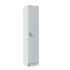 ​USE Armario 1 Puerta Blanco 180x37x37 cm