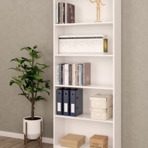 ​THEON Estantería 200x80cm Blanco Artik